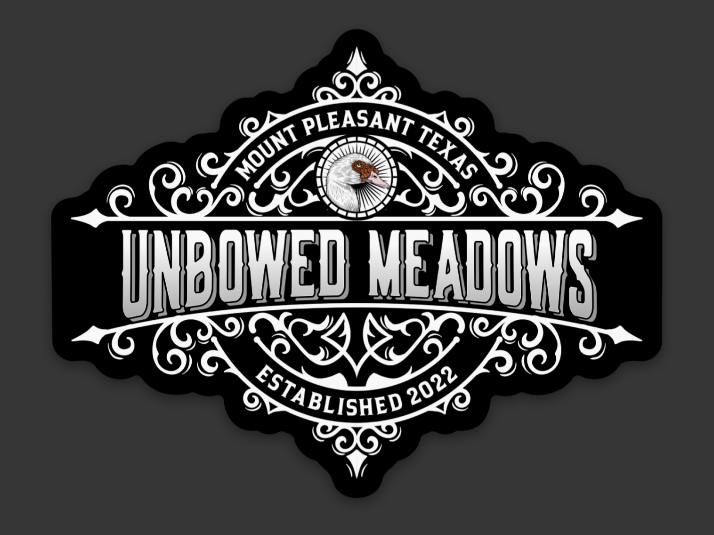 Unbowed Meadows - sticker