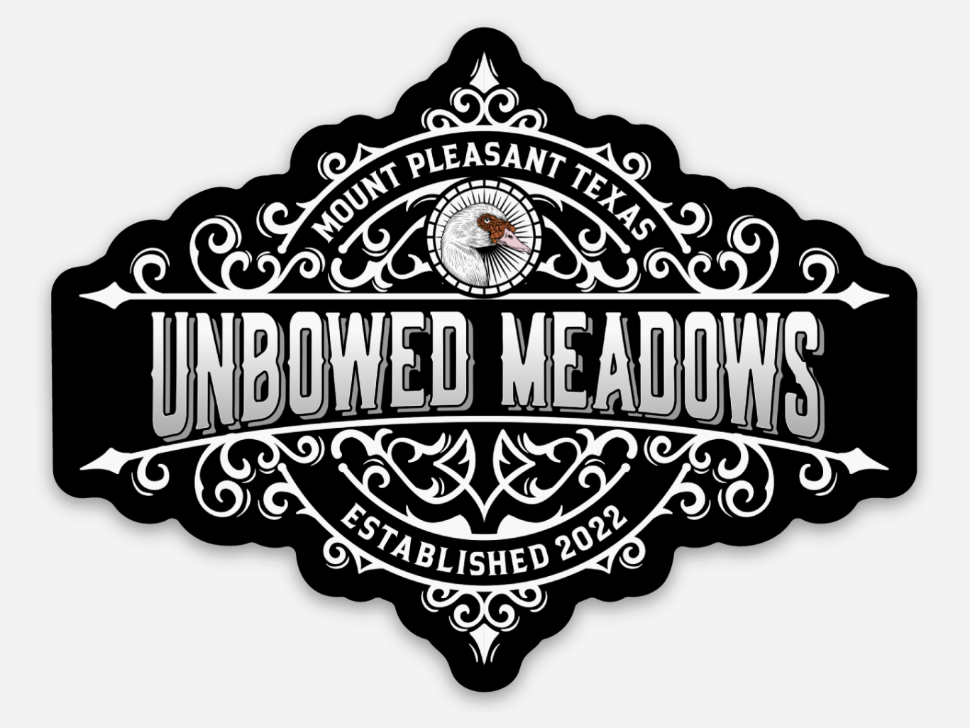 Unbowed Meadows - sticker