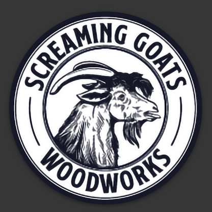 Screaming Goats Woodworks - sticker